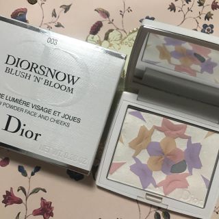 ディオール(Dior)のDior限定♡スノー ブラッシュ&ブルーム パウダー 003(フェイスパウダー)