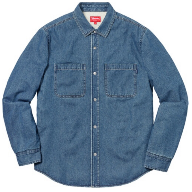 Supreme Sherpa Lined Denim Shirt