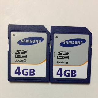 サムスン(SAMSUNG)のSAMSUNG サムスン SDカード 4GB 2枚(その他)