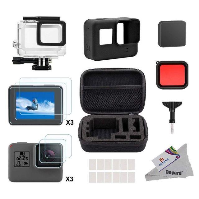 Gopro Hero7 Hero6 Hero5 アクセサリー セット スマホ/家電/カメラのカメラ(ケース/バッグ)の商品写真