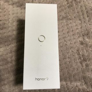 アンドロイド(ANDROID)のSIM フリー HUAWEI Honor 9 グレー 国内版 未開封 新品(スマートフォン本体)