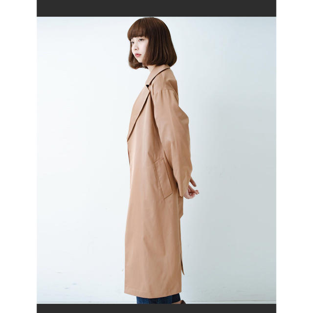 haco!(ハコ)の綺麗め素材ラップコート レディースのジャケット/アウター(ロングコート)の商品写真