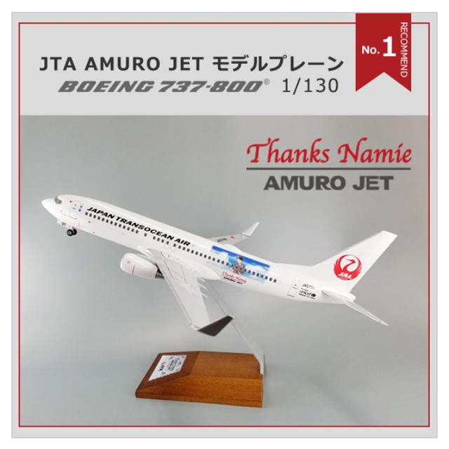 安室奈美恵 JTA AMURO JET MODEL PLANE