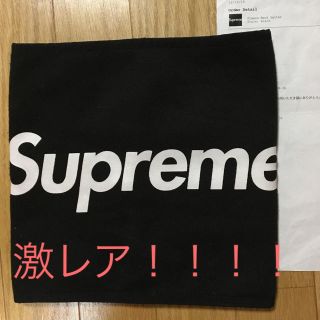 シュプリーム(Supreme)のSupreme fleece neck gaiter 黒 美中古2015 A/W(ネックウォーマー)