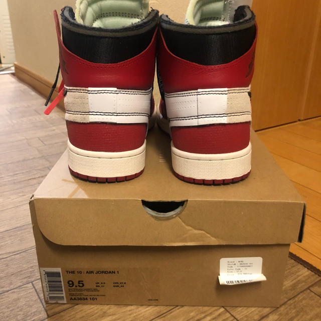 NIKE(ナイキ)の27.5 Nike The Ten / Air Jordan 1 chicago メンズの靴/シューズ(スニーカー)の商品写真