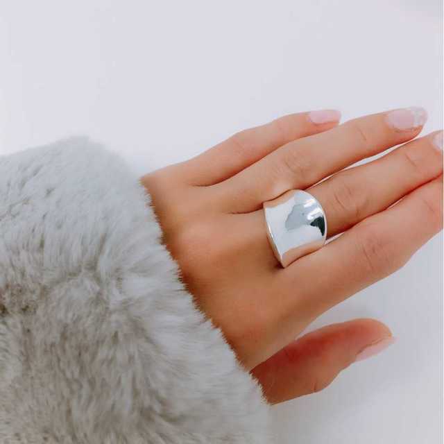 *wide silver ring S925[11-12号]*JER-001 レディースのアクセサリー(リング(指輪))の商品写真