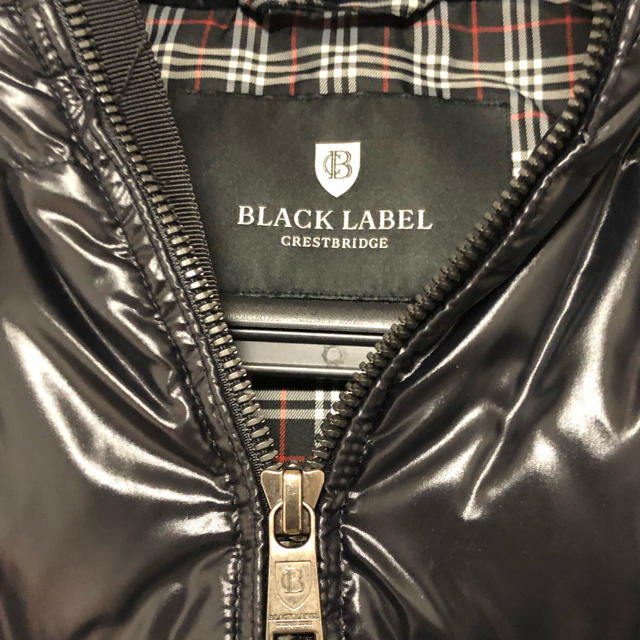 BLACK LABEL CRESTBRIDGE(ブラックレーベルクレストブリッジ)のブラックレーベルクレストブレッジ ブラック M ダウンジャケット メンズのジャケット/アウター(ダウンジャケット)の商品写真