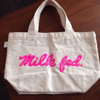 ミルクフェド(MILKFED.)のmilkfedキャンバスミニトートバッグ(トートバッグ)