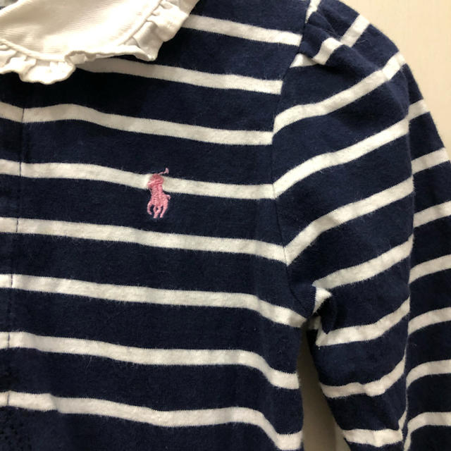 Ralph Lauren(ラルフローレン)のラルフローレン 90 ボーダーワンピース キッズ/ベビー/マタニティのキッズ服女の子用(90cm~)(ワンピース)の商品写真