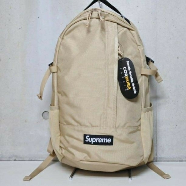 Supreme原宿商品の状態最安値 国内正規新品 18ss Supreme Backpack Tan