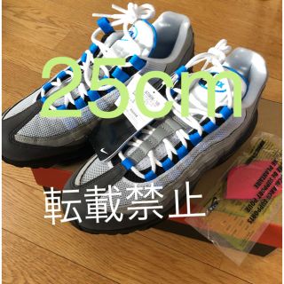 ナイキ(NIKE)のNike airmax 95 25cm クリスタルブルー(スニーカー)