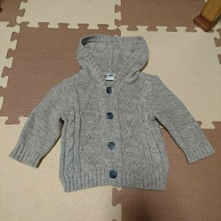 オールドネイビー(Old Navy)のOLD NAVY ニットパーカー 3-6M(ジャケット/コート)