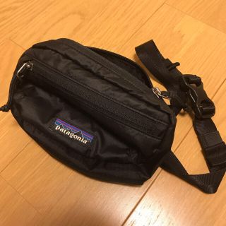 パタゴニア(patagonia)のpatagonia ウエストバック ショルダーバック 黒(ウエストポーチ)