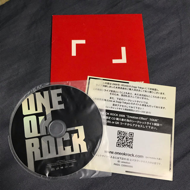 ONE OK ROCK(ワンオクロック)のONE OK ROCK ワンオク 会場限定 レア 非売品 エンタメ/ホビーのCD(ポップス/ロック(邦楽))の商品写真