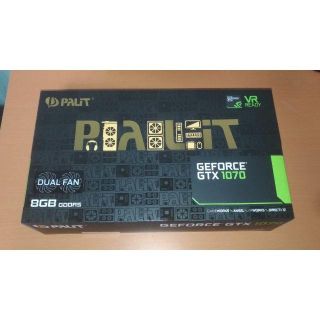 Palit GeForce GTX1070 8GB DUAL 中古　１枚目(PCパーツ)