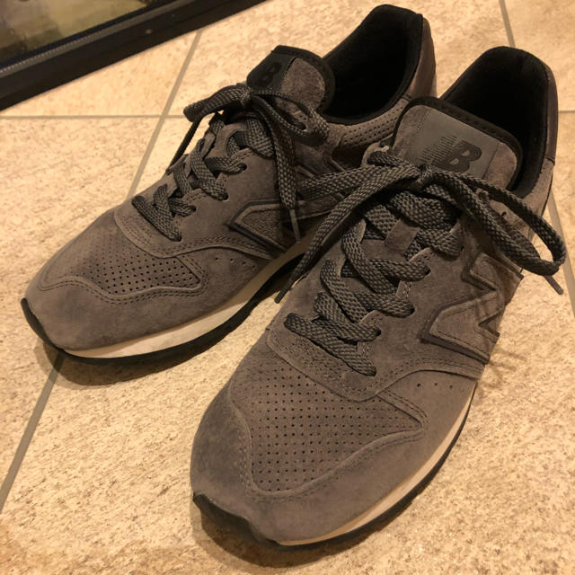 27.5㎝ NEW BALANCE M995SYG 検990 グレー靴/シューズ