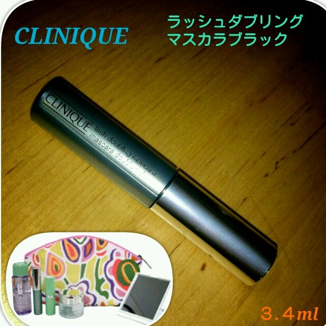 CLINIQUE(クリニーク)のクリニーク ラッシュダブリングマスカラ黒 コスメ/美容のベースメイク/化粧品(その他)の商品写真