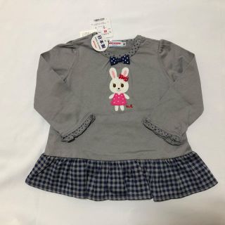 ミキハウス(mikihouse)の☆ミキハウス うさこちゃんロンＴ グレー☆(シャツ/カットソー)