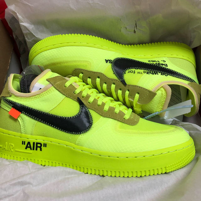 新品 ナイキ OFF-WHITE AIR FORCE 1靴/シューズ