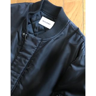 マウジー(moussy)のmoussy ma-1 ブルゾン ブラック(ブルゾン)