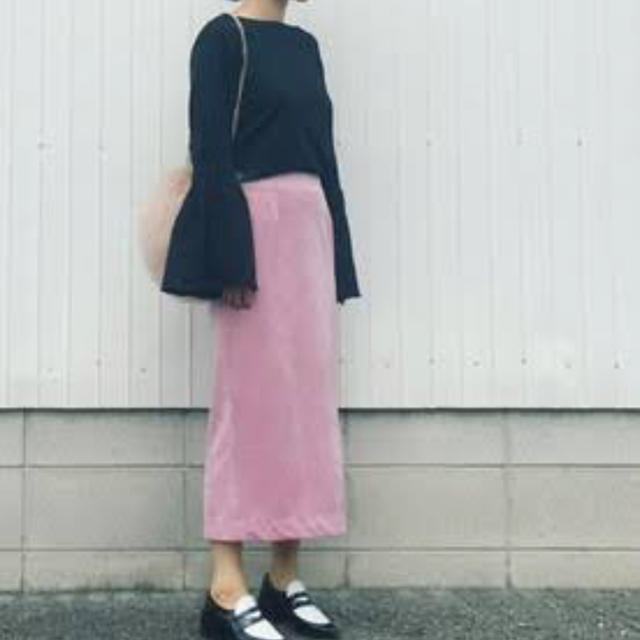 SNIDEL(スナイデル)のsnidel ミドルスエードスカート レディースのスカート(ひざ丈スカート)の商品写真