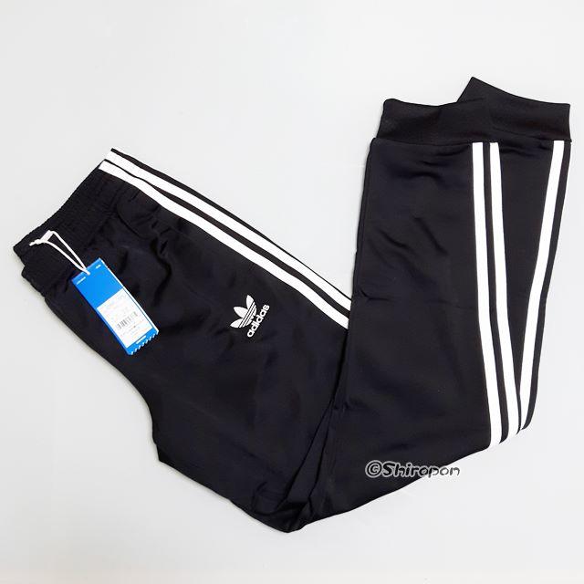 adidas(アディダス)の黒160【新品/即日発送OK】adidas オリジナルス トラックパンツ SST キッズ/ベビー/マタニティのキッズ服男の子用(90cm~)(パンツ/スパッツ)の商品写真