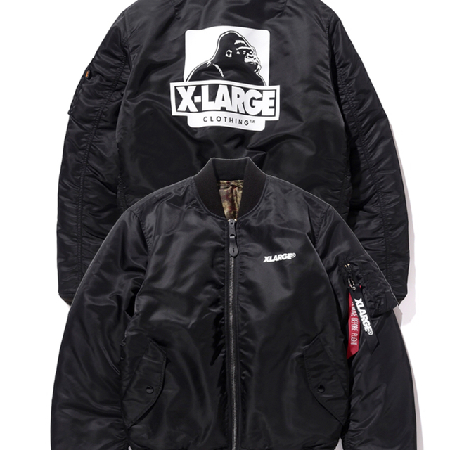 XLARGE - ALPHA XLARGE コラボ MA-1 リバーシブル Lサイズ 最終値下げ ...