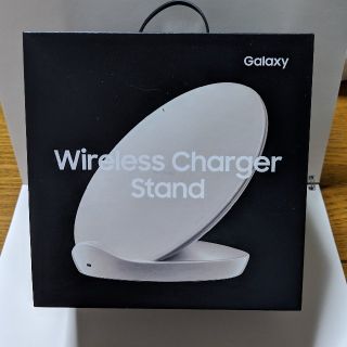 新品未開封 ワイヤレス充電台 galaxy(バッテリー/充電器)