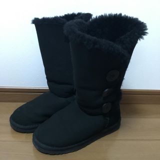 アグ(UGG)のUGG ベイリーボタントリプレット ブラック(ブーツ)