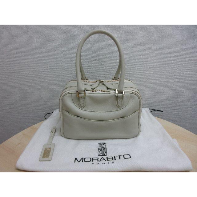 MORABITO(モラビト)のセール♡MORABITO 　モラビト　ハンドバッグ　アイボリー レディースのバッグ(ハンドバッグ)の商品写真