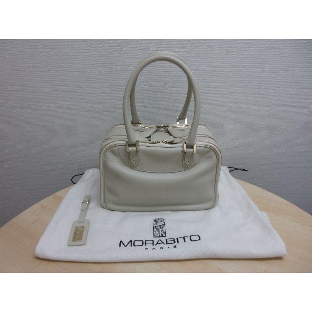 MORABITO(モラビト)のセール♡MORABITO 　モラビト　ハンドバッグ　アイボリー レディースのバッグ(ハンドバッグ)の商品写真
