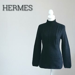 Hermes - HERMES エルメス セーター ブラック レディースの通販｜ラクマ