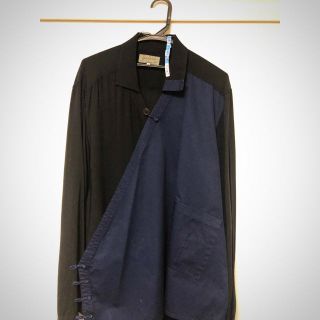 ヨウジヤマモト(Yohji Yamamoto)のYohji Yamamoto 17ss Look1 民族シャツ(Tシャツ/カットソー(七分/長袖))