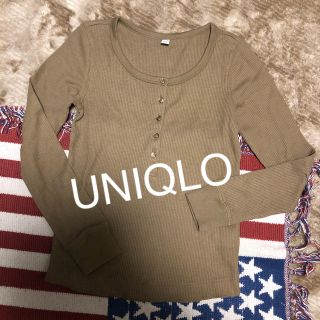 ユニクロ(UNIQLO)のロンT カットソー UNIQLO 新品未使用(Tシャツ(長袖/七分))