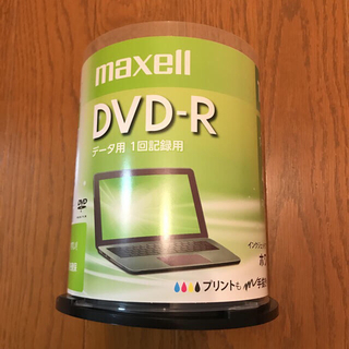 マクセル(maxell)のマクセル 1～16倍速対応 データ用 DVD-Rメディア 100枚(その他)