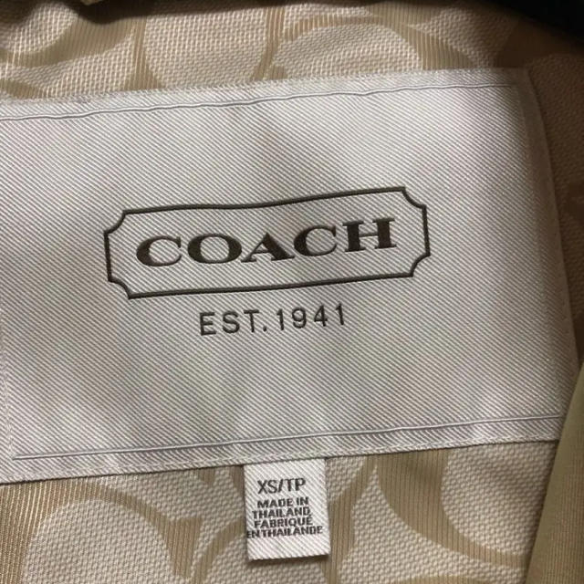 COACH(コーチ)の豆太郎様 専用 coach コーチ ステンカラーコート トレンチコート レディースのジャケット/アウター(トレンチコート)の商品写真