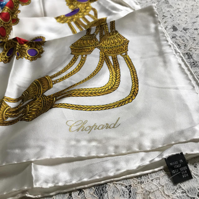Chopard(ショパール)のchopardスカーフ❤️シルクスカーフ❤️お値下げしました❤️ レディースのファッション小物(バンダナ/スカーフ)の商品写真