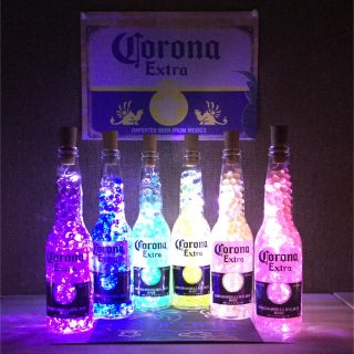 LED コロナビール ボトルランプ 6本セット / イベント ディスプレー(フロアスタンド)