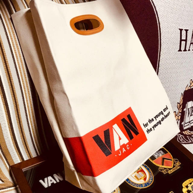 VAN JACKET紙袋デザイン幌布製クラッチバッグ 送料無料
