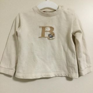 バーバリー(BURBERRY)のバーバーリー Burberry キッズ ベビー トレーナー 肘当て 80 男女(トレーナー)