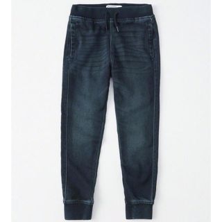 アバクロンビーアンドフィッチ(Abercrombie&Fitch)の【正規品】アバクロ A&F デニムジョガーパンツ ダークウォッシュ S(デニム/ジーンズ)