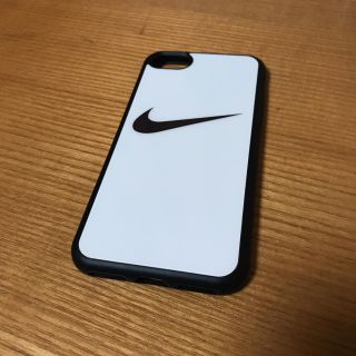 ナイキ(NIKE)のiPhone7ケース ナイキロゴのみ白(iPhoneケース)