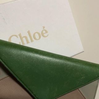 クロエ(Chloe)のChloe クロエ 長財布 グリーン(財布)