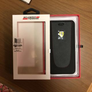 フェラーリ(Ferrari)のiPhone8plus手帳型ケース(iPhoneケース)