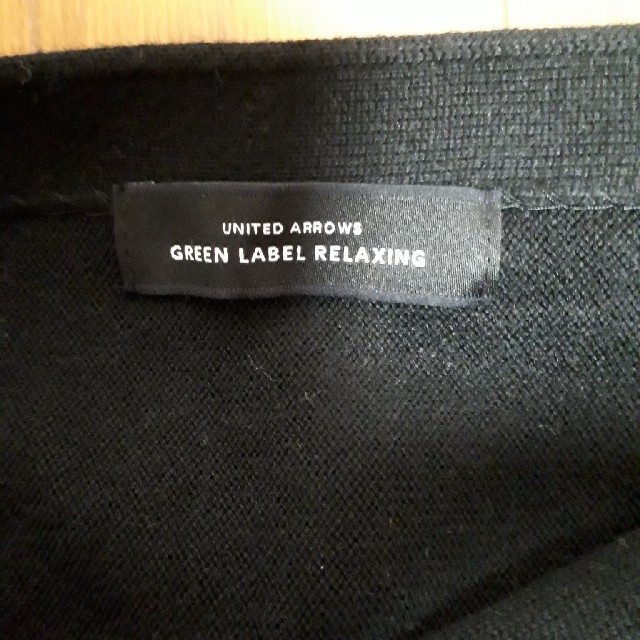 UNITED ARROWS green label relaxing(ユナイテッドアローズグリーンレーベルリラクシング)の黒の試着のみのセーターです レディースのトップス(ニット/セーター)の商品写真