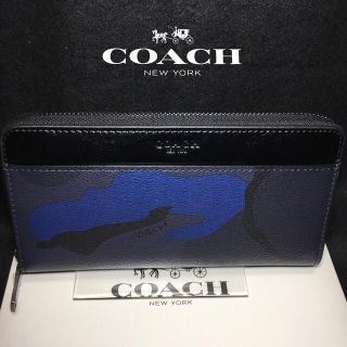 コーチ(COACH)の最短即日発送！新品コーチ長財布 ラウンドファスナー 贈り物には無料ラッピング(長財布)