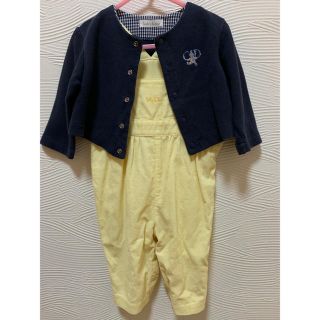 ベビーディオール(baby Dior)の⭐︎baby Diorセット売り❗️/ボレロカーディガン&オーバーオール  80(カバーオール)