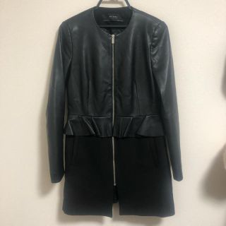 ザラ(ZARA)のZARA ライダース ロング(ライダースジャケット)