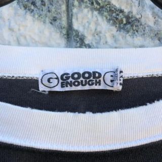 GOODENOUGH - GOOD ENOUGH リンガー長袖Tシャツ 古着 ロンT