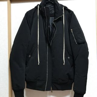 リックオウエンス(Rick Owens)のリックオウエンス rickowens MA-1 ボンバージャケット(ブルゾン)